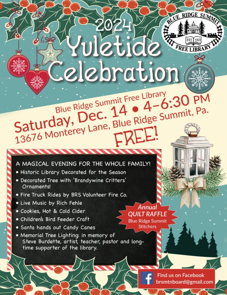 Blue Ridge Summit Free Library Annual Yuletide Celebration